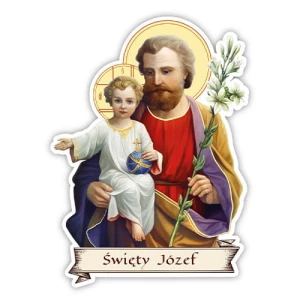 Naklejka religijna - święty Józef