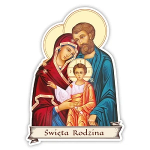 Naklejka religijna - Święta Rodzina