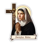 Naklejka religijna - św. Rita