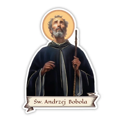 Naklejka religijna - św. Andrzej Bobola