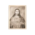 Plakat - Serce Jezusa - A5/A4/A3 w ramie