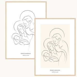 Plakat - Święta Rodzina - Twoja dedykacja - A5/A4/A3/A2