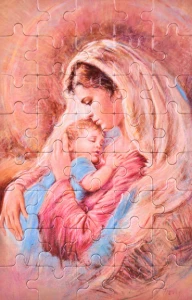 Puzzle - Matka Boża z Dzieciątkiem 