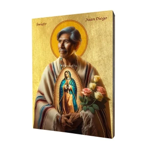 Ikona święty Juan Diego - Różne formaty    