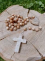 Różaniec zrobiony ręcznie z drzewa 10 mm