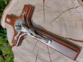 Krzyż św Benedykta - 21 cm - Kolor orzechowy