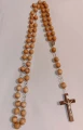 różaniec z drzewa handmade