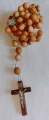 Różaniec handmade z drewna