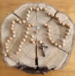 Różaniec drewniany handmade - wiśnia - 10 mm     