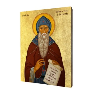 Ikona święty Wincenty z Lerynu