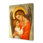 Ikona Anioła Stróża z dziewczynką