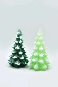 Świeca zapachowa mini choinka, 11 cm - dostępne kolory