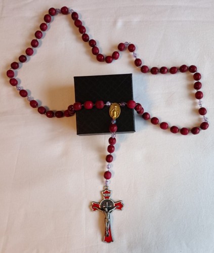Różaniec ręcznie robiony - damski