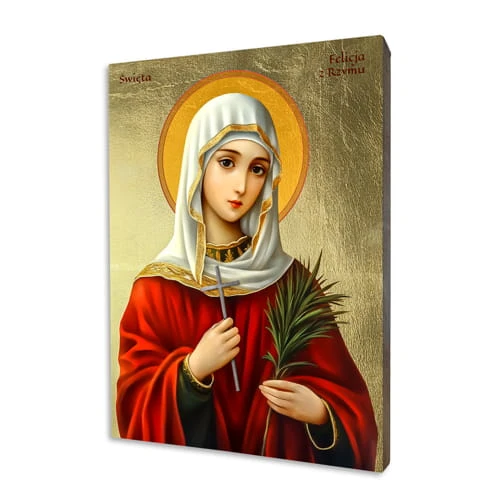 Ikona - Święta Felicja z Rzymu