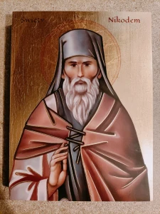 Ikona świętego Nikodema - 15 x 20 cm - OUTLET
