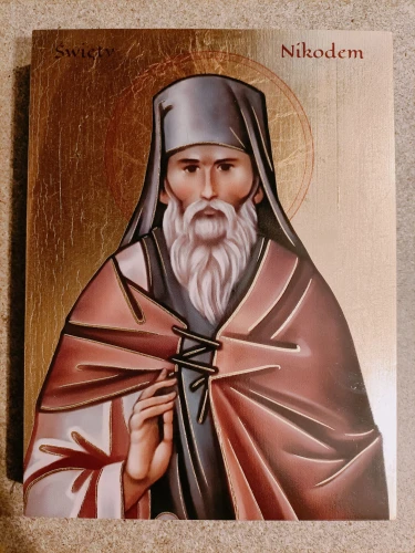 Ikona świętego Nikodema - 15 x 20 cm - OUTLET
