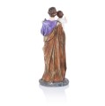 Figurka św. Józefa z masy żywicznej o wysokości 14 cm. Ujęcie od tyłu.