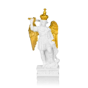 Figura św. Michała Archanioła z groty objawień na górze Gargano - 13,5 cm