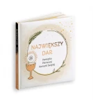 Album pierwszokomunijny - "Największy Dar" - Oprawa twarda z gąbką 21 x 21 cm