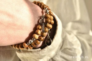 Cały różaniec na rękę - Bransoletka religijna