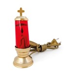 Lampka wieczna przewodowa z włącznikiem 414/03 - 14 cm. 