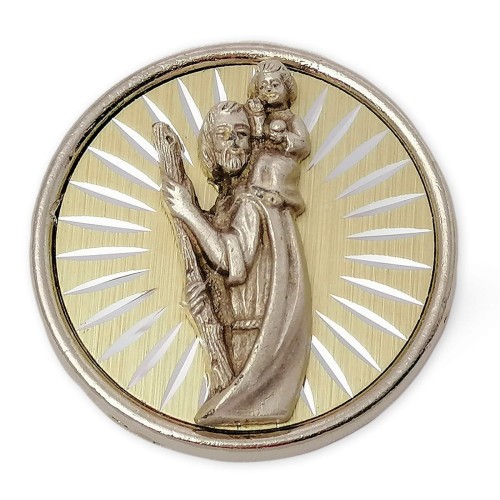 Medal św. Krzysztofa samoprzylepny