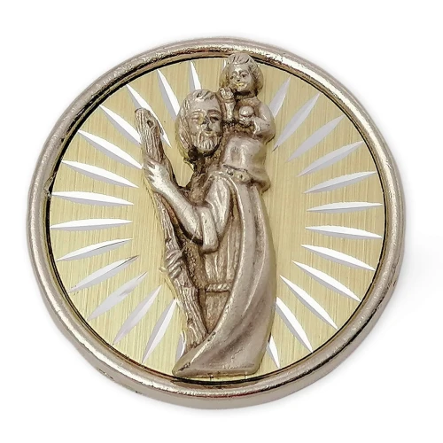 Medal św. Krzysztofa samoprzylepny