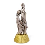 Figurka świętej Rodziny z metalu z przylepcem - 6 cm