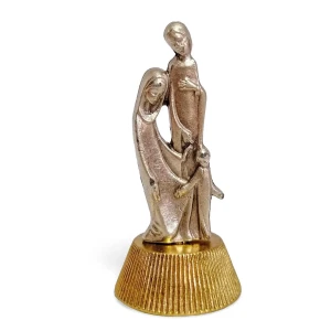Figurka Świętej Rodziny metalowa z przylepcem - 5 cm