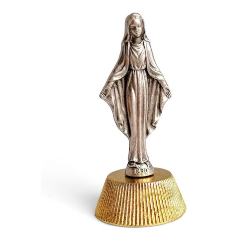 Matka Boska Niepokalana figurka metalowa 5 cm.