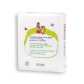 Biblia dla maluchów, czyli dla najmłodszych. Posiada sztywne kartki z kolorowymi ilustracjami - okładka tył