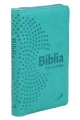 Biblia dla kobiet w kolorze turkusowym w etui na zamek.