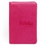 Biblia Malinowa dla Kobiet - Złocone Brzegi i Etui. Elegancki Upominek Religijny