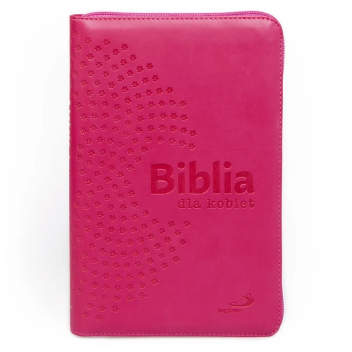Elegancki zestaw prezentowy: Biblia Malinowa w dopasowanym, twardym etui. Widoczna głęboka barwa oprawy i idealne wykończenie – gotowa do wręczenia jako upominek.