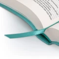Elegancka Biblia dla kobiet w turkusowej oprawie z paginatorami - zakładka