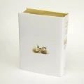 Biblia na Prezent Ślubny | Złocone brzegi | Paginacja - Format Standard 16 x 22 cm - tył okładki