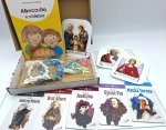Zestaw z gadżetami religijnymi dla dzieci w pudełku - Pomysł na nagrody i upominki