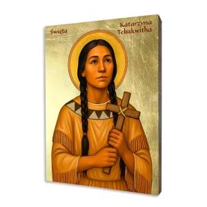 Ikona świętej Katarzyny Tekakwitha