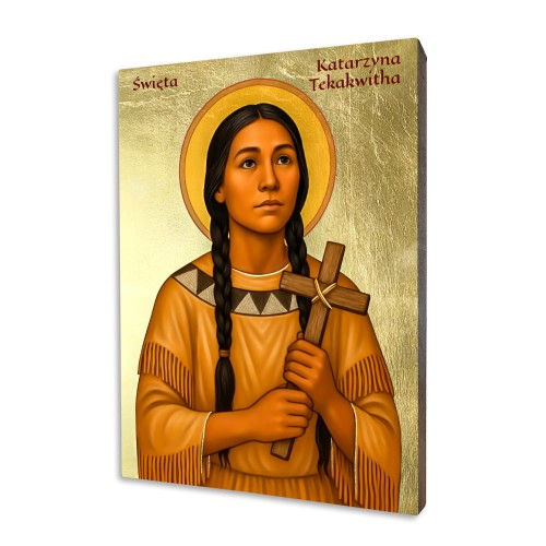 Ikona świętej Katarzyny Tekakwitha