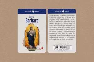 Karta Skuteczni Święci - Św. Barbara