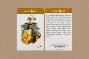 Karta Skuteczni Święci - Św. Agata