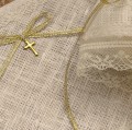 Szatka + profitka do chrztu świętego - handmade zestaw