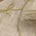 Szatka + profitka do chrztu świętego - handmade zestaw