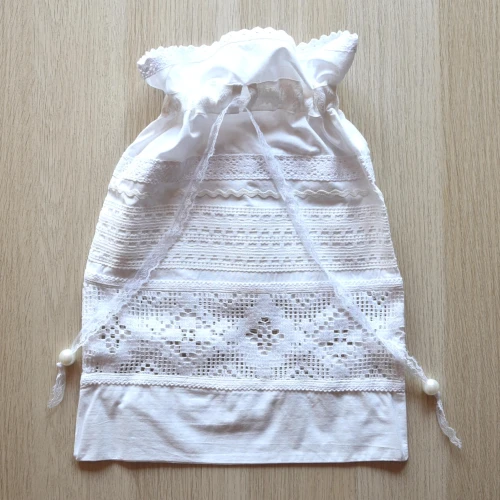 Worek na pamiątki chrztu świętego 44 x 32 cm - Unikat handmade