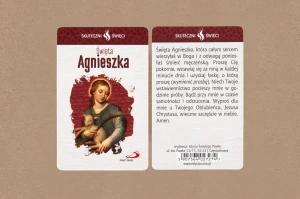 Karta Skuteczni Święci - Św. Agnieszka