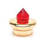 Mała lampka wieczna stożkowa - Na baterie - Pozłacany mosiądz - Średnica 8,5 cm