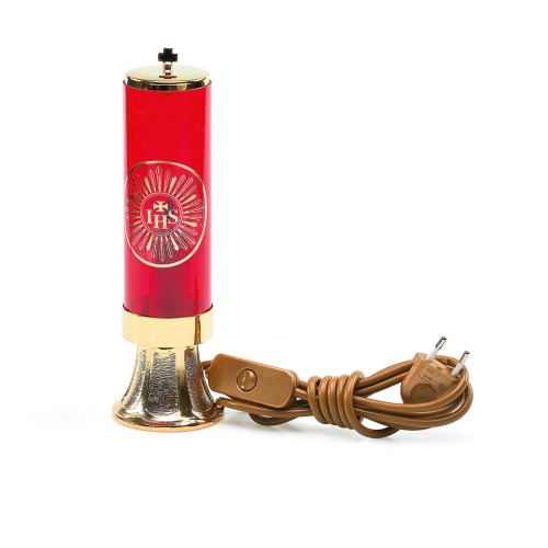 Lampka wieczna do kościoła przed tabernakulum - zasilana sieciowo - 16,5 cm