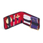 Bursa kapłańska z wyposażeniem liturgicznym - Skóra cielęca, zapięcie na zamek - 10 x 16 cm