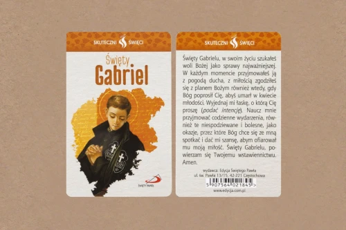 Karta Skuteczni Święci - Św. Gabriel
