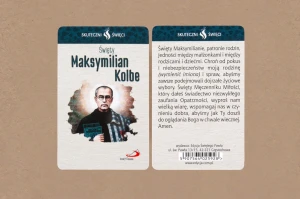 Karta Skuteczni Święci - Św. Maksymilian Kolbe